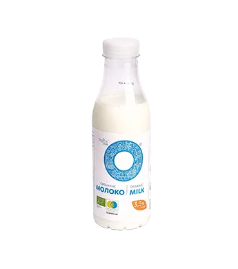 Organic cow milk pasteurized, 450g 3.5%