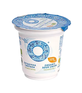 Organic sour cream 250g 20%