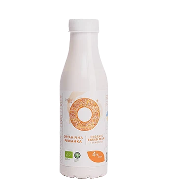 Organic fermented baked milk 450g 4%