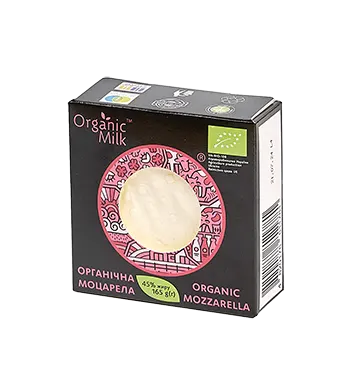 Organic brine cheese "Mozzarella" 165g 45%