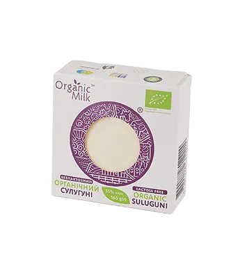 Organic lactose free cheese «Suluguni» 165g 35%